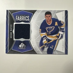 2009-10 SP Game Used Edition Authentic Fabrics Adam Oates #AF-AO Jersey